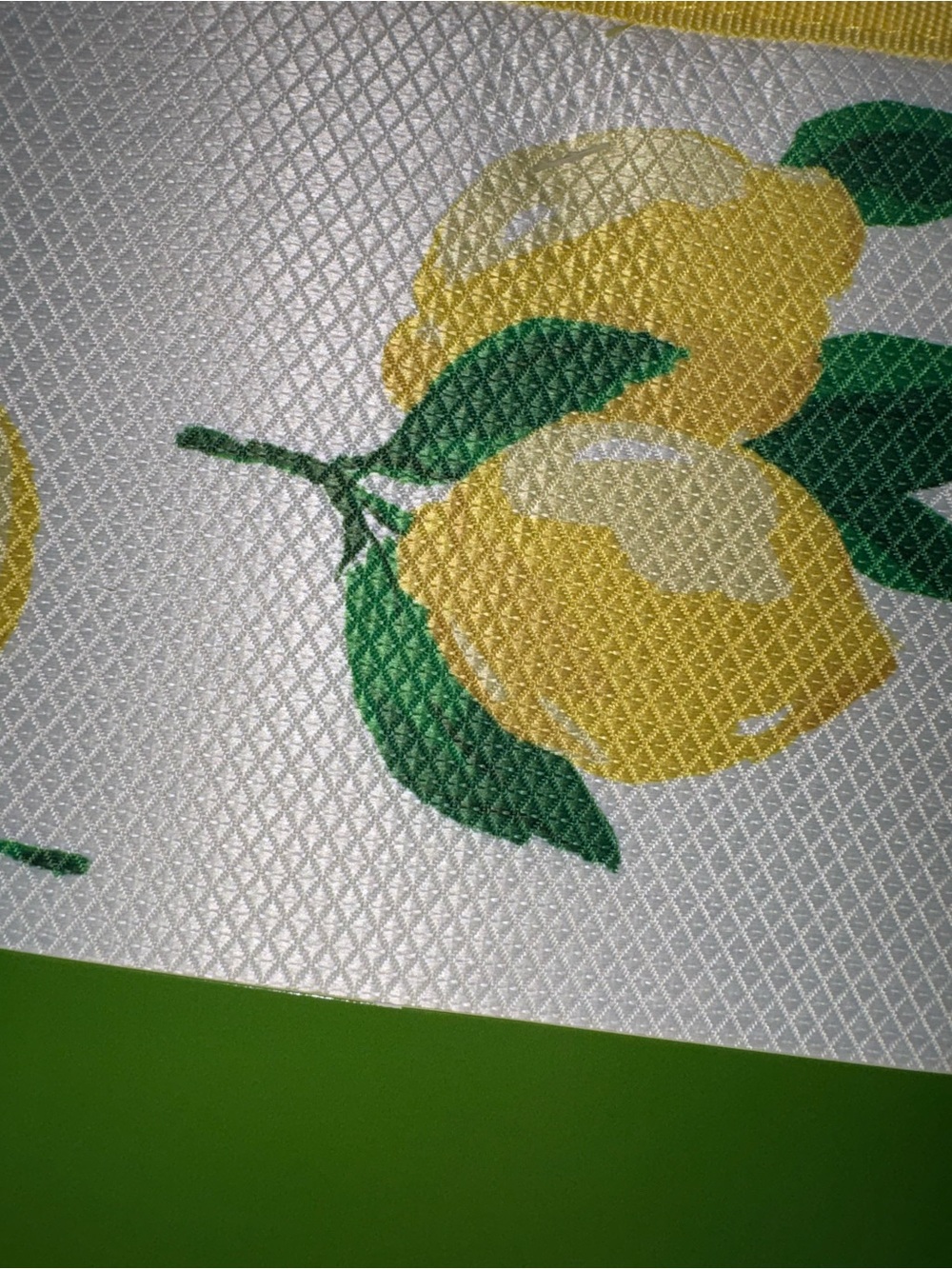 kate spade Yellow Lemons set of 2 Drying  Mats under eye masks - Picture 5 of 9